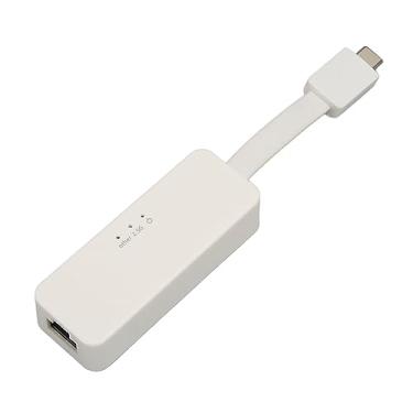 Imagem de Adaptador USB para Ethernet, Adaptador de Rede RJ45 de 2500M Compatível Compara OS X, para Laptop e Tablet (Tipo C Branco)