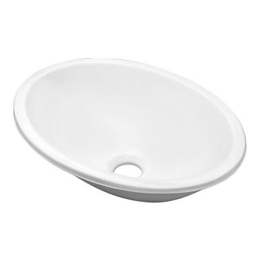 Imagem de Cuba Pia Para Banheiro Oval Sophia Branco
