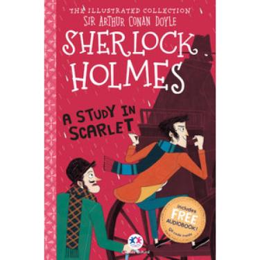 Imagem de The illustrated collection sherlock holmes A study in scarlet