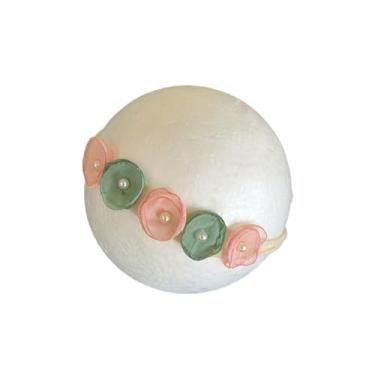 Imagem de Adereços para fotografia de bebé, flor colorida, faixa de cabelo, adereços para posar, acessórios de cabeça para fotografia acessórios de cabeça acessórios de fotografia para bebé
