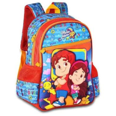 Imagem de Mochila Infantil de Costas Maria Clara e JP Azul