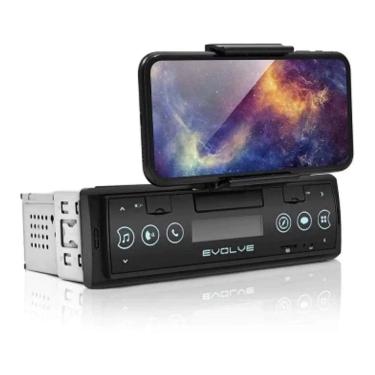 Imagem de Som Automotivo Multilaser Evolve P3352 Usb Fm Bt C/ Suporte
