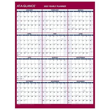 Imagem de AT-A-GLANCE Calendário de parede 2023, planejador de parede mensal apagável a seco, 12 meses, 30,48 x 40,64 cm, pequeno, vertical/horizontal, reversível (PM330B28)