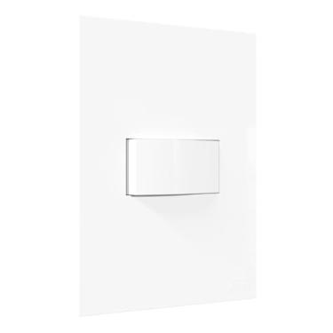 Imagem de Interruptor Simples 4x2 10a Horizontal Recta Branco Blux