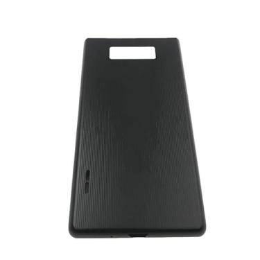 Imagem de SHOWGOOD Capa traseira de bateria para LG Optimus L7 P700 P705 P708 capa traseira com logotipo para LG Optimus L7 capa traseira de bateria (preto)