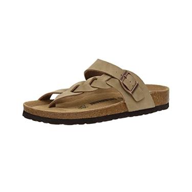Imagem de CUSHIONAIRE Women's Libby Cork footbed Sandal with +Comfort and Wide Widths Available, Taupe 10