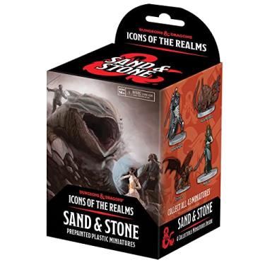 Imagem de WizKids D&D Icons of The Realms Miniatures: Sand & Stone Booster (Set 26) - 4 Figures, Prepainted, Randomly Assorted, RPG
