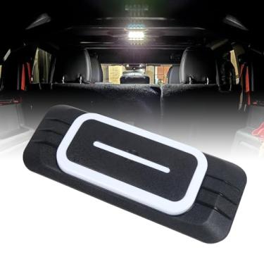 Imagem de Wuidail Luzes de teto traseiras compatíveis com Ford Bronco 2021 2022 2023 2024, luzes de leitura para acessórios Bronco 4 portas, área de carga de porta-malas LED lâmpada de teto interruptor de toque
