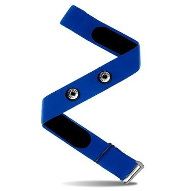 Imagem de Pulseira de substituição para monitor de frequência cardíaca para Polar H10 Polar H9 Polar H7, alça peitoral de substituição suave HRM ajustável compatível com sensor de frequência cardíaca polar