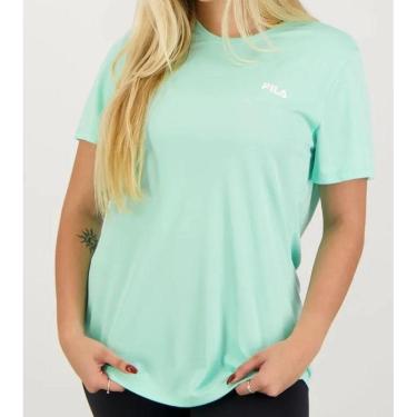 Imagem de Camiseta Fila Basic Sports Polygin Feminina - Verde Claro-Feminino
