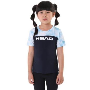 Imagem de Camiseta Infantil Feminina Ocean Azul Marinho Head Líquido-Feminino
