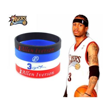 Imagem de Pulseira Oficial Allen Iverson Philadelfia Barkley Basquete