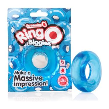 Imagem de Anel peniano Biggies - Screaming O, Cor: Azul transparente