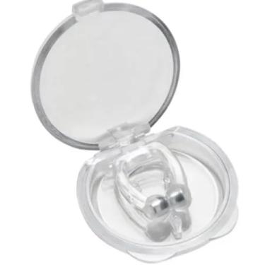 Imagem de Kit 5 Und Aparelho Clipe Nasal Anti Ronco Magnético Apnéia Noites de Tranquilas de Sono