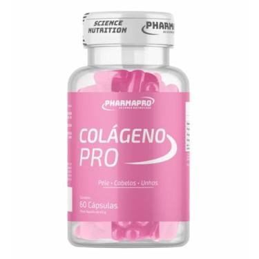 Imagem de Colageno Hidrolisado Pote 60 Capsulas Vitamina C e E Suplemento em Caps Collagen Betacaroteno Pele Cabelos Unhas Importado Original