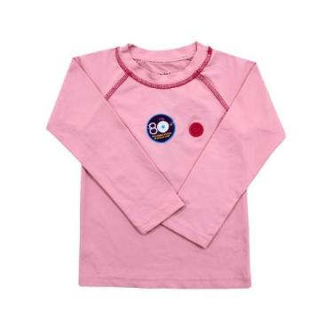 Imagem de Camiseta Praia Infantil Rosa Lisa - Marisol