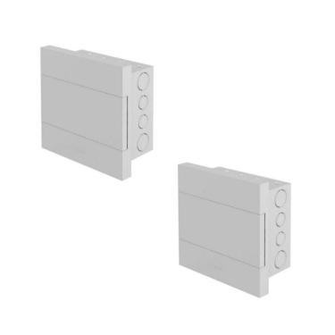 Imagem de Kit 2 Quadros Amanco Distribuição 36 DIJ Liso S/ Barram