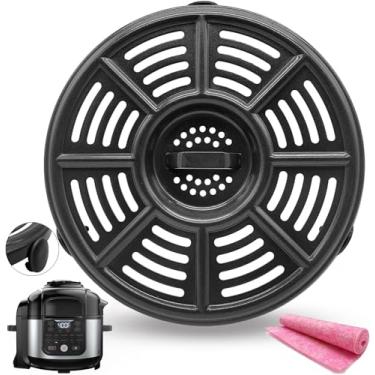 Imagem de Nvkwca Rack de fritadeira a ar para fritadeiras de ar de 6,5 litros Ninja FD302/OS301/FD305/OP302/OS300 Foodi, bandeja de fritadeira a ar atualizada, grelha, placa de inserção de panela, prateleira de