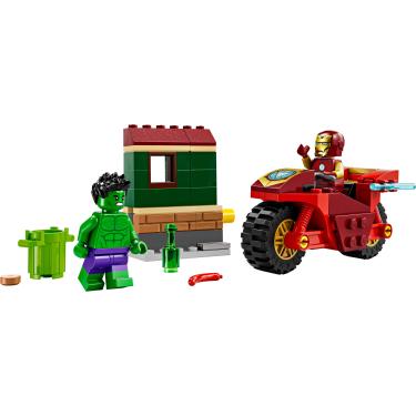 Imagem de LEGO® Marvel - Homem de Ferro com Bicicleta e o Hulk