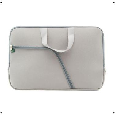 Imagem de Pasta Marrom Case Capa Para Guardar Notebook Viagem Reforçada Anti Que