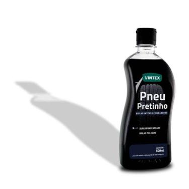 Imagem de Pneu Pretinho Vonixx Brilha Pneus Carro Moto Vintex 500ml