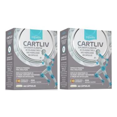 Imagem de Kit C2 Suplemento Cartiliv Colágeno II C60  Equaliv - Equaliv Pharma