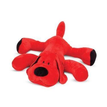 Imagem de Cachorro de Pelúcia Pixote Vermelho 77 cm Antialérgico - CTX Pelúcia