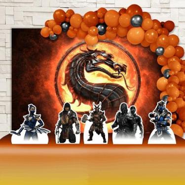 Imagem de Kit Festa Ouro Mortal KOmbat - IMPAKTO VISUAL
