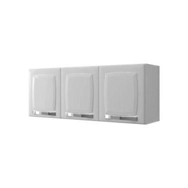 Imagem de Armario de Cozinha Aereo Branco Itatiaia 3 Portas - Rose, Branco