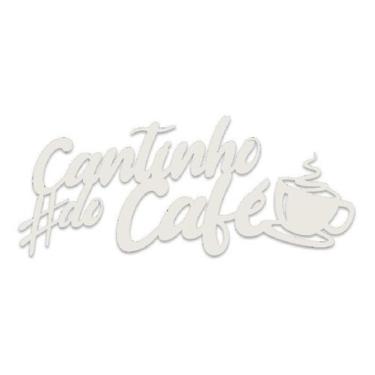 Imagem de Cantinho Do Café Placa Frase Decoração Parede Quadro Branco - Indústri