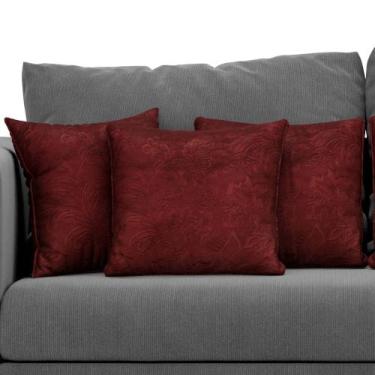 Imagem de Kit com 3 Capas Luxuosas para Almofadas Várias Cores 44x44 - ARADECOR,