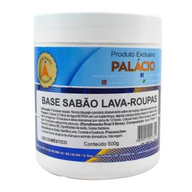 Imagem de Base Sabão Lava Roupas  500 g - Palácio das Artes e Essências