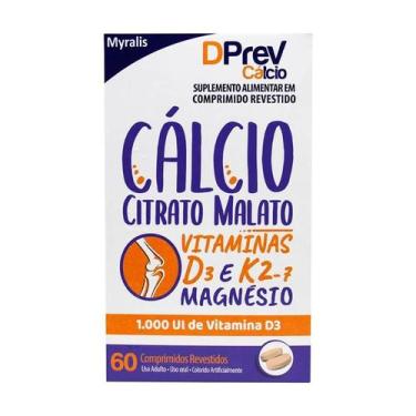 Imagem de Dprev Cálcio 1.000 UI de Vitamina D3 c/ 60 Comprimidos
