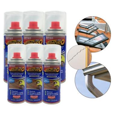 Imagem de Kit 6 Impermeabilizante Spray Manta Líquida Vedatudo 100ml - Dryko, Im