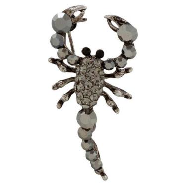 Imagem de Broche Strass Escorpião BRG0049 - Akasaki, Black, Grafite