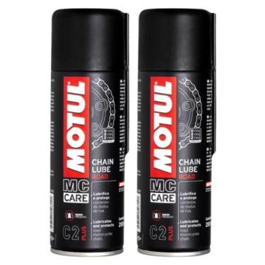 Imagem de 2 Sprays Lubrificante de Correntes Motos Street Rua Motoboy Urbano Mot
