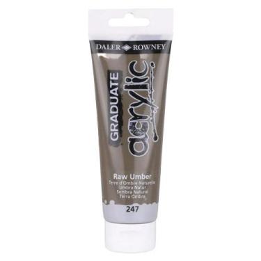 Imagem de Tinta Acrílica Graduate 120ml Sombra Natura 247 Daler Rowney, RAW UMBE