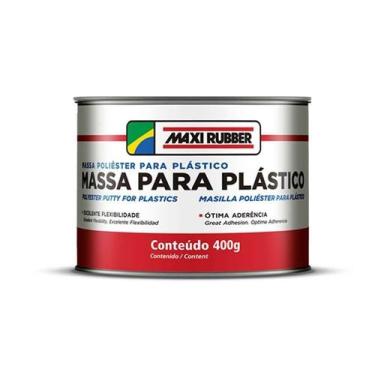 Imagem de Massa poliester p/ plastico 400g - maxi rubber - MAXIRUBBER, Sem Varia