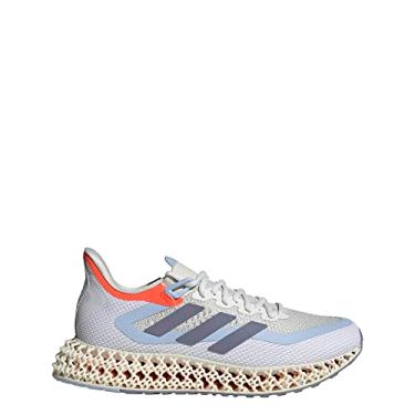 Imagem de adidas Tênis de corrida feminino 4DFWD 2, branco, tamanho 42, Branco cristal/prata violeta/azul Daw, 40