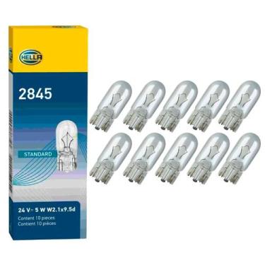 Imagem de Kit 10pçs Lampadas 12v W5 (2825) Grande Base Vidro Cristal - NEOLUX