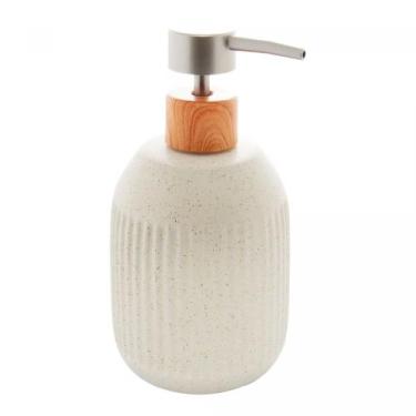 Imagem de Porta Sabonete Líquido Granilite Lines Branco 430ml Lyor