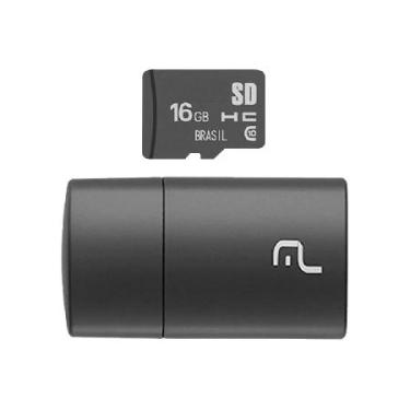 Imagem de Cartao Micro SD 16GB com Leitor USB Classe 4 MC162