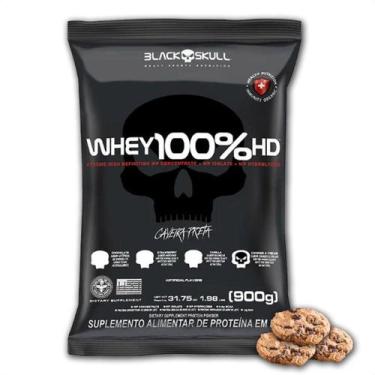 Imagem de Whey 100% Black Skull HD Refil - 900g, 900G, Cookies