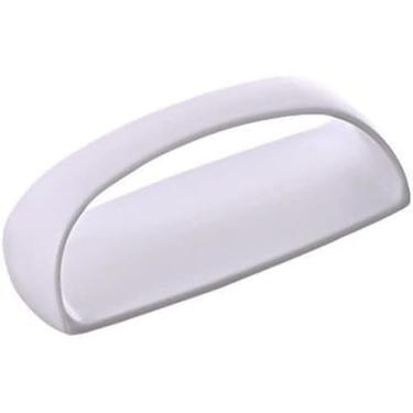 Imagem de Puxador de gaveta branco, 2 peças, puxador de armário instantâneo, puxador de gaveta, ajudante de puxar com puxador de porta deslizante adesivo para janelas de vidro, guarda-roupas, ferragens de