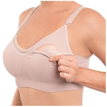 Imagem de Sutiã Amamentação Trifil 1323 Sem Bojo Abertura Frontal, 44, Macadamia