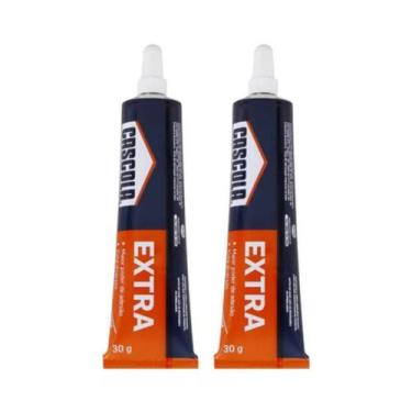 Imagem de Kit 2 Cola De Sapateiro Cascola Adesivo De Contato Extra 30g