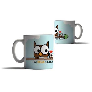 Imagem de Caneca Presente Feliz dia dos Pais Papai Coruja Filhos Amor - Enjoy Sh