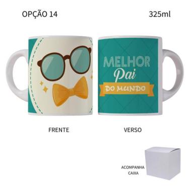 Imagem de Caneca 325ml Feliz Dia Do Pais Melhor Pai Do Mundo Super Pai - LARANJA