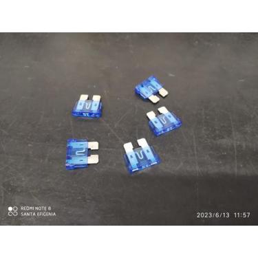 Imagem de 10x Fusivel 15amp 18mm Automotivo Lamina