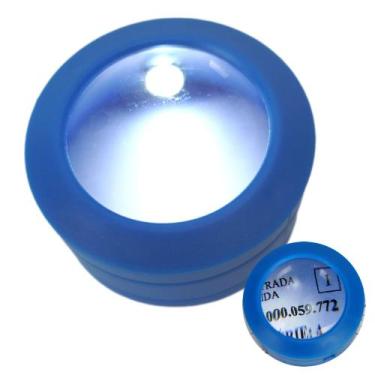 Imagem de Lente de Aumento Lupa de Mão Com Luz Zoom 5x 1 LEDs CBRN20768 - COMMER